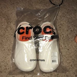 Bistro pro clog white crocs